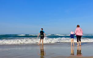 Family Beach Surf