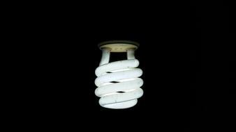 Lighting lamp at Dark Black