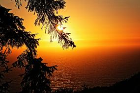 Sunset Ocean Sea