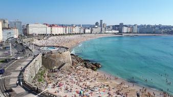 Corunna Beach Galicia