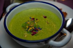 green vegetable soup