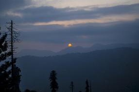Sunset Mountains Nature