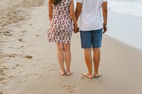 Couple Beach Sea