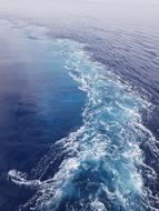 Ocean Wake Water
