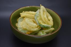 green tasty vegetables on a plate