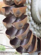 metal turbine close up