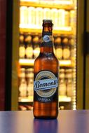 cold bottle of beer on the table