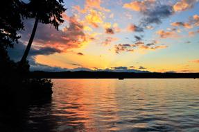Waterfront Sunset Summer