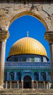 gold dome on a white background