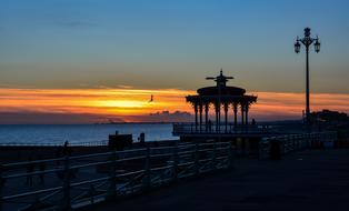 Sunset Seaside Landscape
