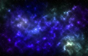 Beautiful and colorful galaxy among the space