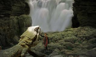 fantasy lizard man stroke