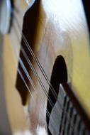 Guitar Music macro photo