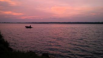 River Kerala Sunset