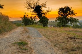 Sunset Away Landscape