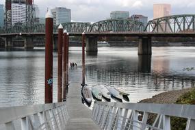 Bridge Skyline River