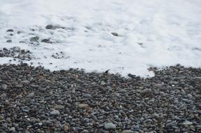 Edge Of The Sea Shore Stones