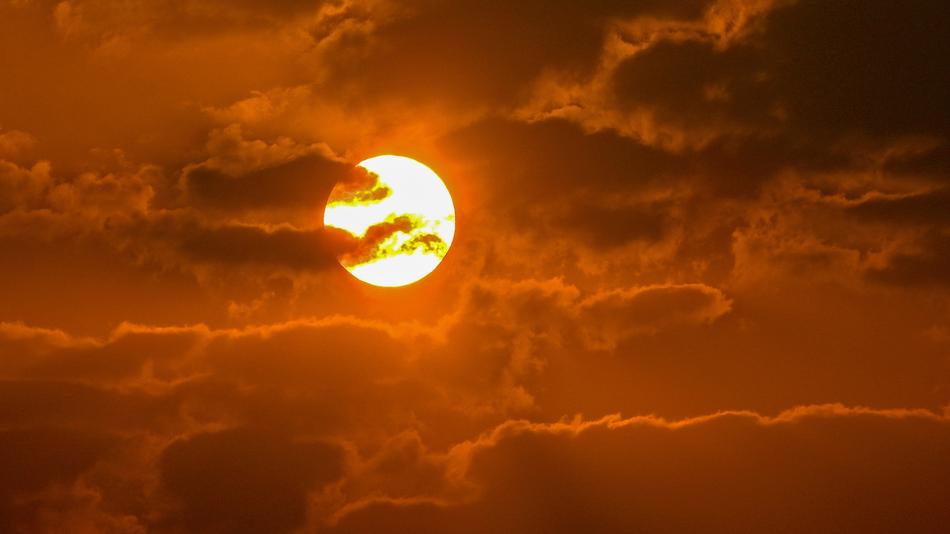 Sky Sun Evening