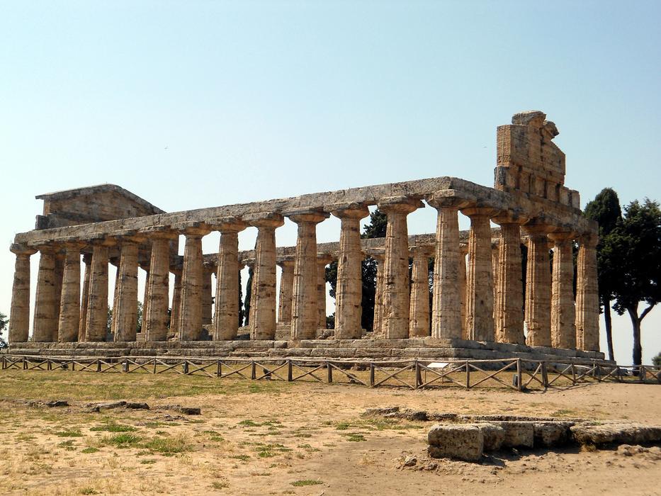 ruined Roman building