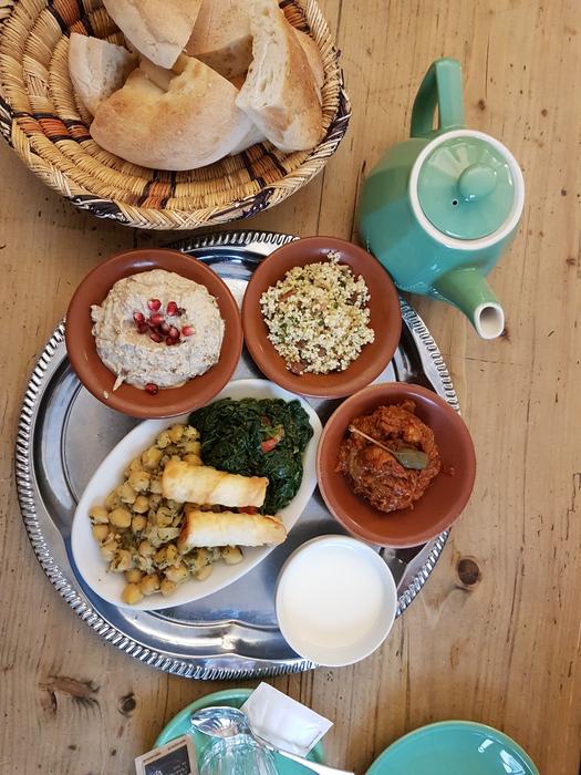 healthy dishes with bread