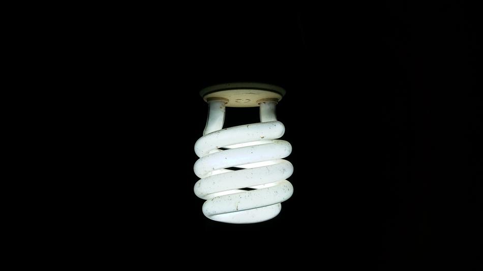 Lighting lamp at Dark Black