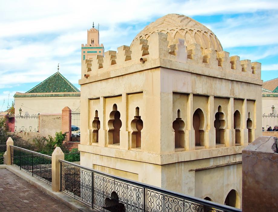 historical Mosque in city, Morocco, Marrakech