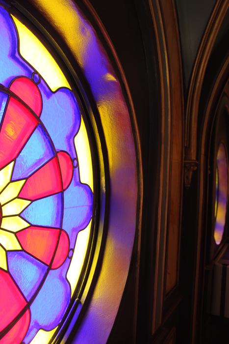 Strait Colorful Window Stained