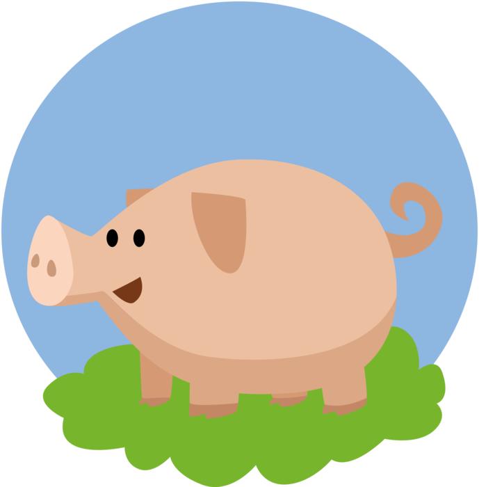 pig animal farm kids pet cute