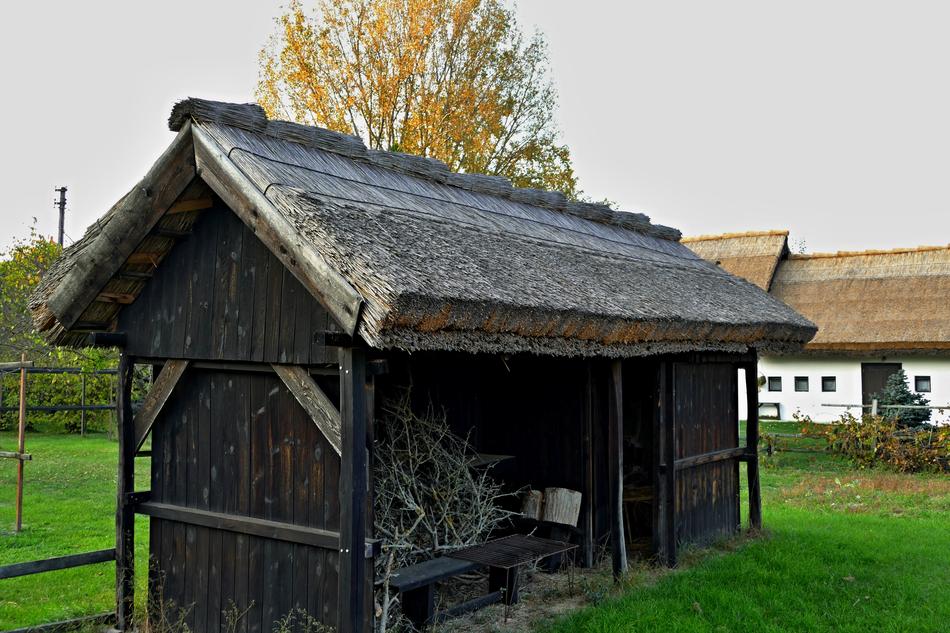 The Roof Of Wooden Barn