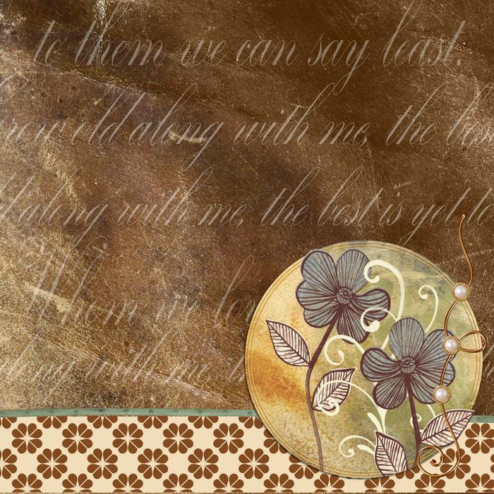 vintage background floral