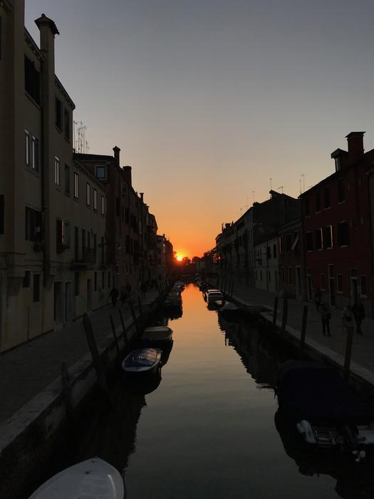 Sunset Venice Italy