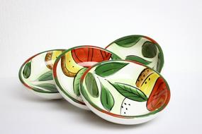 beautiful plates in patterns