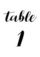 Table one inscription