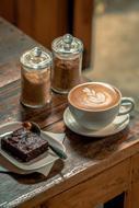 hot drinks on the table