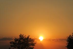 Sunset In The Evening Solar