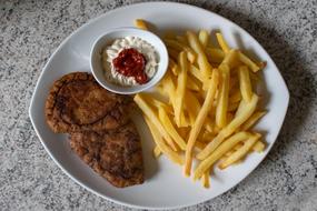roast potatoes with meat and sauce