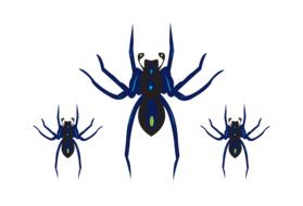 clipart spider halloween scary