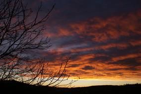 Evening Clouds Sunset