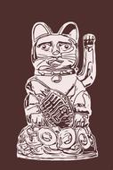 maneki neko lucky cat japan