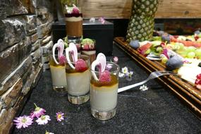 berry dessert in a glass