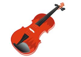 violin musical instrument string drawing