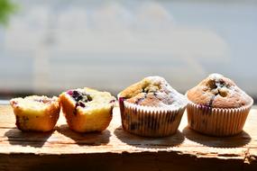 fruit sweet cupcakes