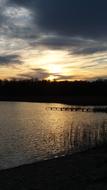 Sunset Lake Landscape