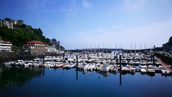 Fishing Port Sky Blue