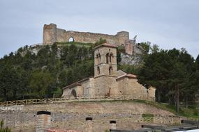 the big church building is ancient