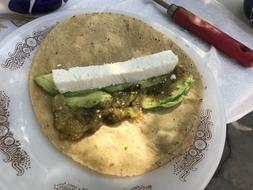 vegetable spicy taco