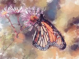 butterfly monarch art