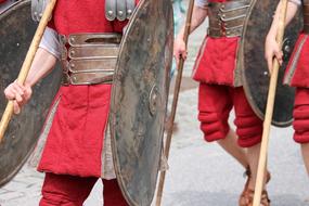 soldiers roman costumes