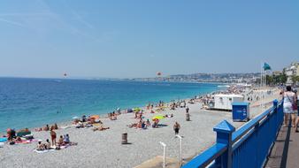 Beach Nice Sea Côte