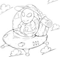 alien vacation fly travel freedom